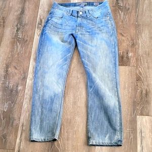 Pd&c light wash jeans slim straight 32x30